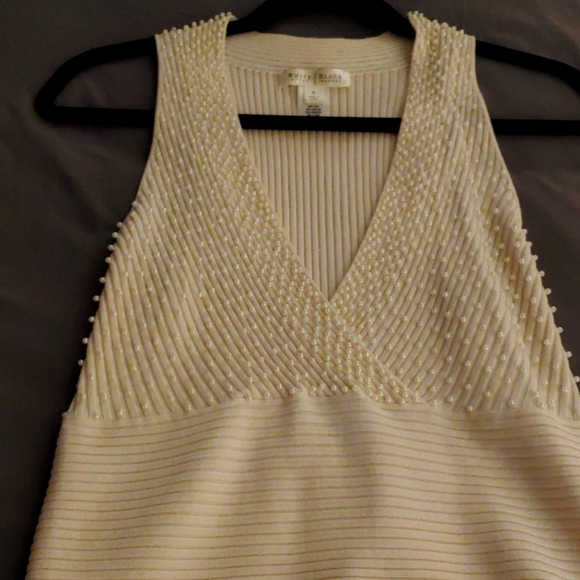 White House Black Market Tops - Vintage White House Black Market beaded top